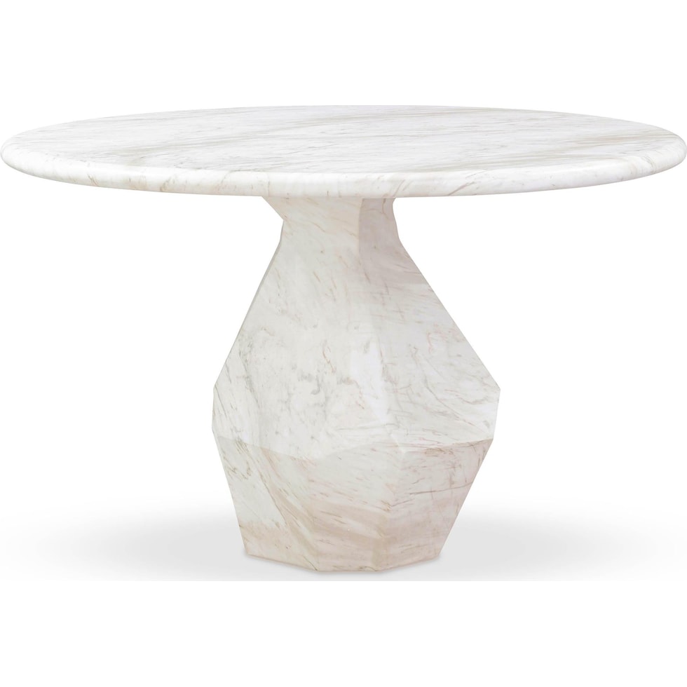rockport white dining table   