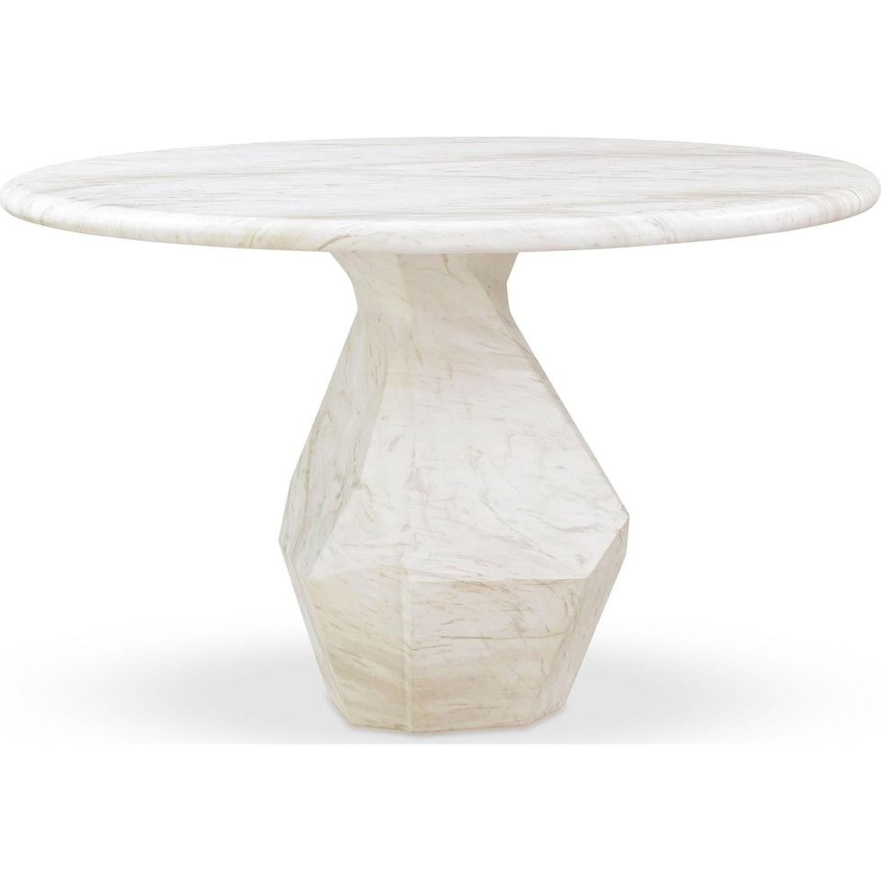 rockport white dining table   