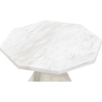 rockport white side table   