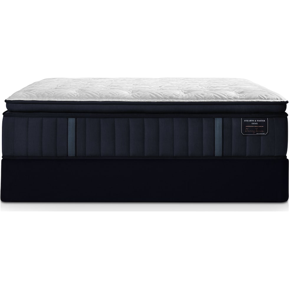 rockwell white queen mattress low profile foundation set   