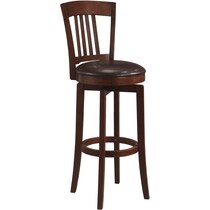 rolter dark brown counter height stool   