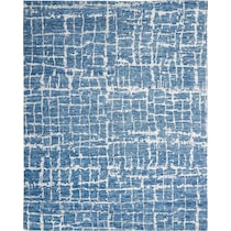 roma blue silver area rug  x    