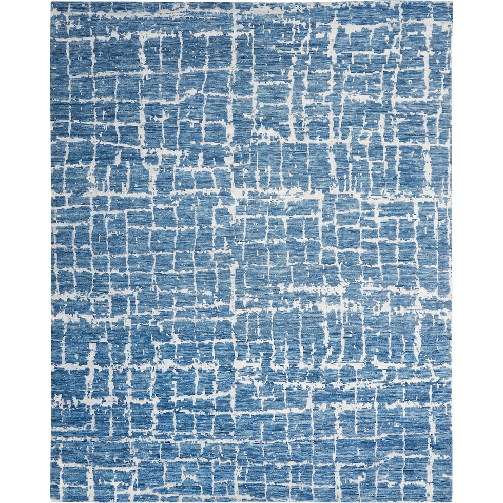 roma blue silver area rug  x    