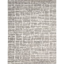 roma gray silver area rug  x    