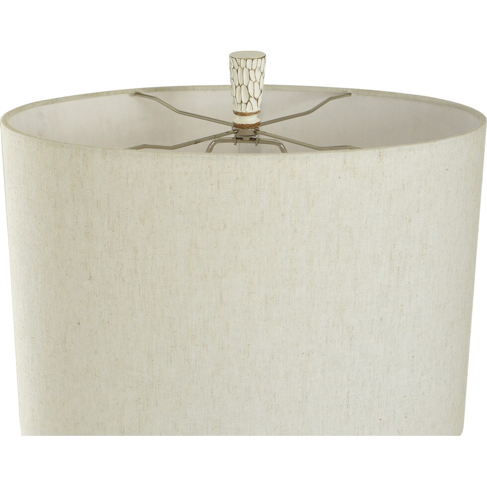 romeo white table lamp   