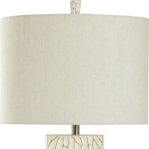 romeo white table lamp   