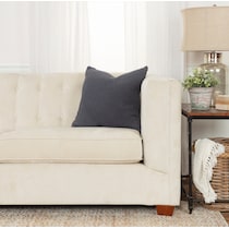 romina gray accent pillow   