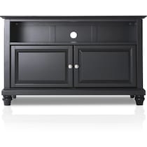 ronald black tv stand   