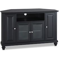 ronald black tv stand   