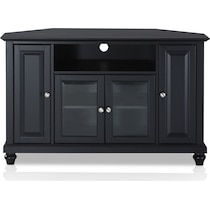 ronald black tv stand   