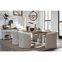 ronan white accent chair   