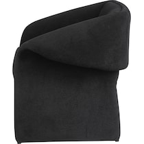 ronea black accent chair   