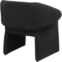 ronea black accent chair   