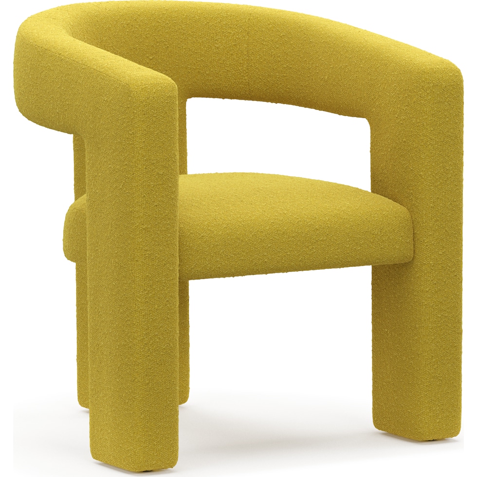 rooney gold accent chair   