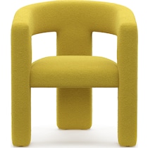 rooney gold accent chair   