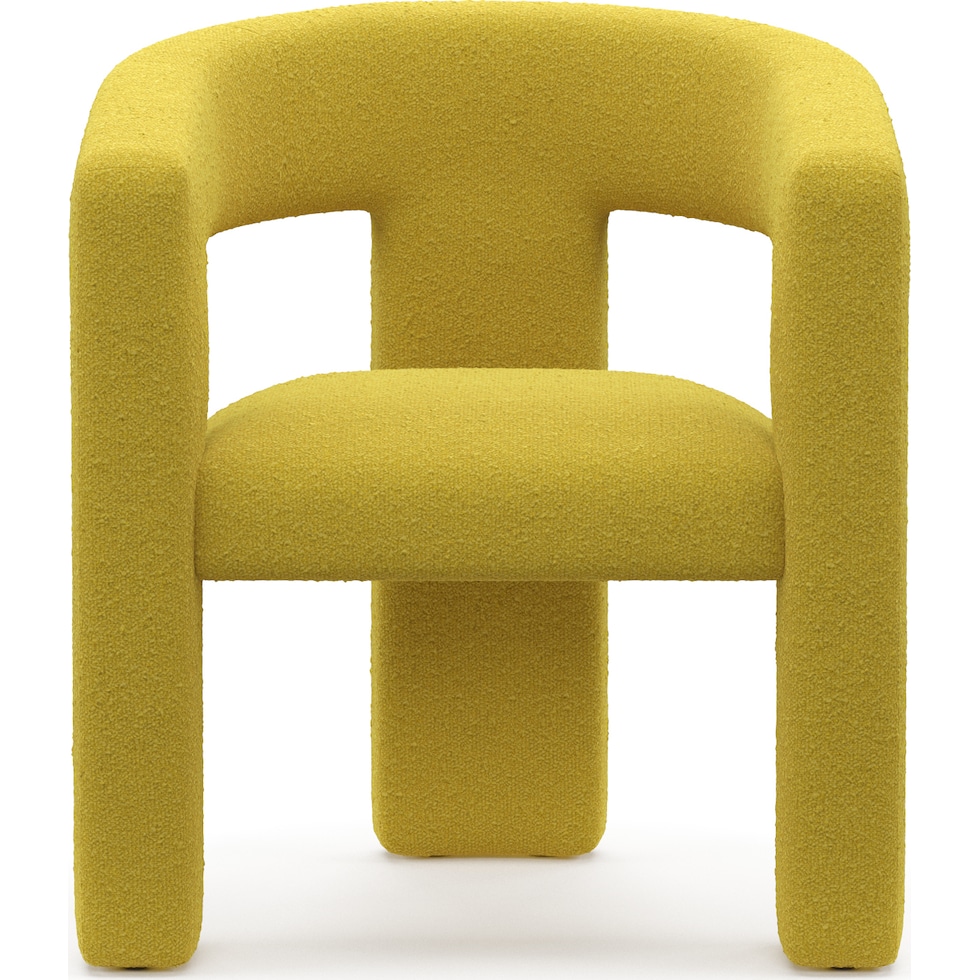 rooney gold accent chair   