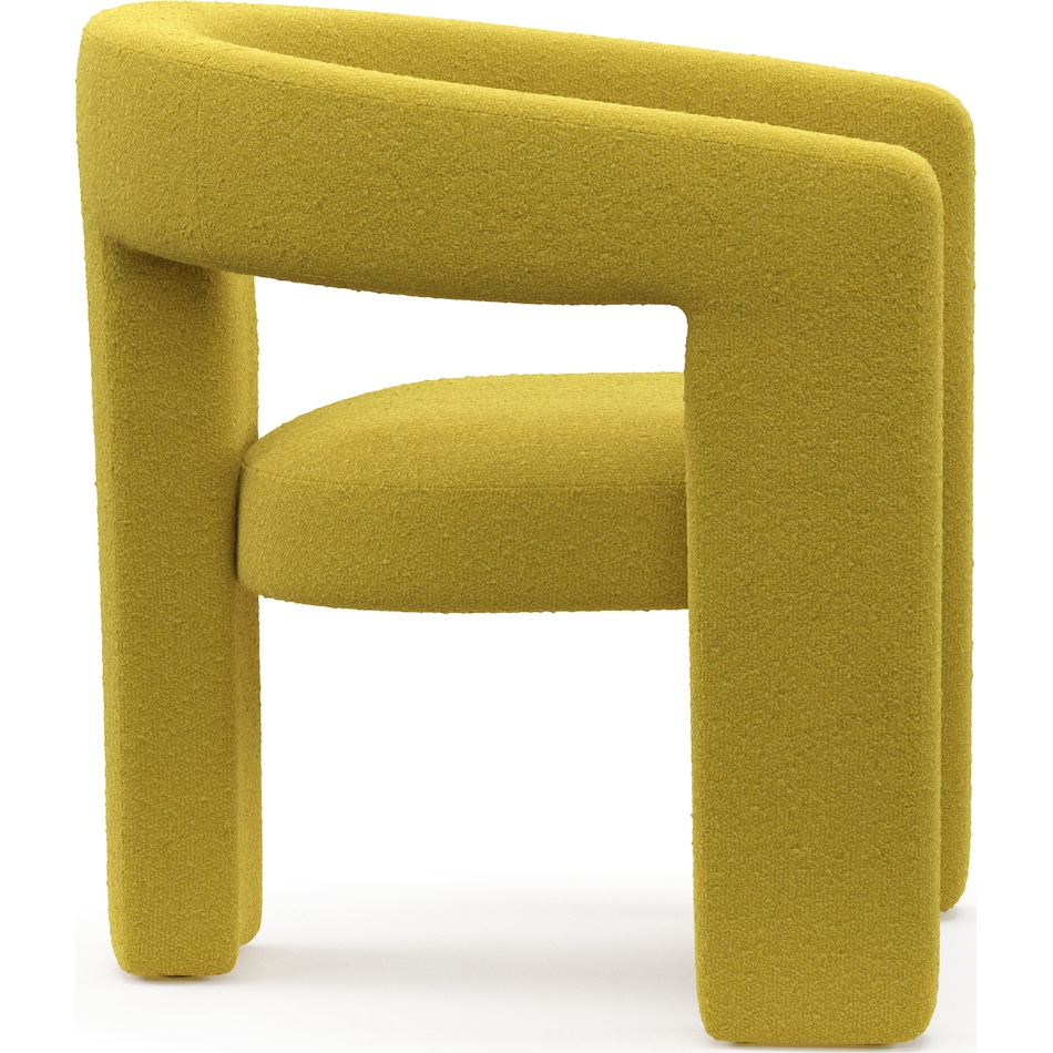 rooney gold accent chair   