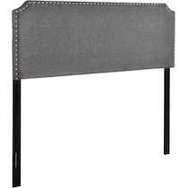 rosalind gray queen headboard   