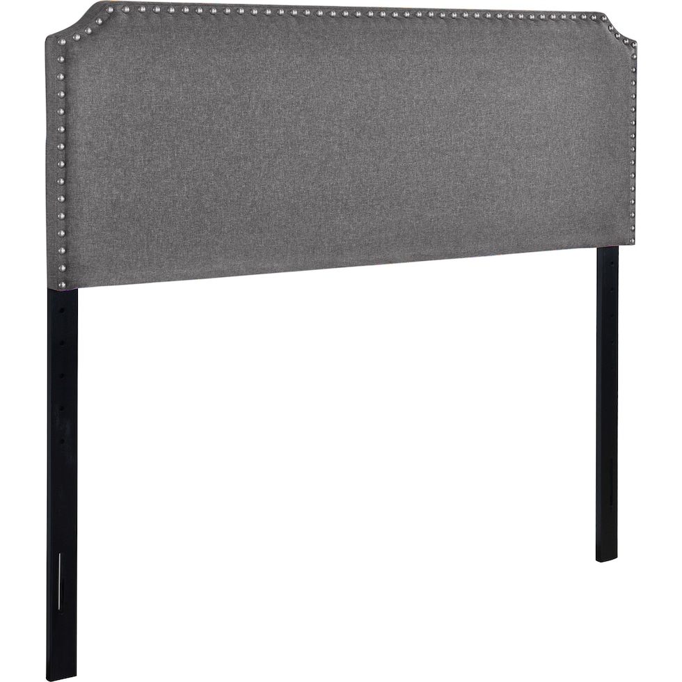 rosalind gray queen headboard   