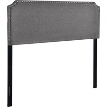 rosalind gray queen headboard   
