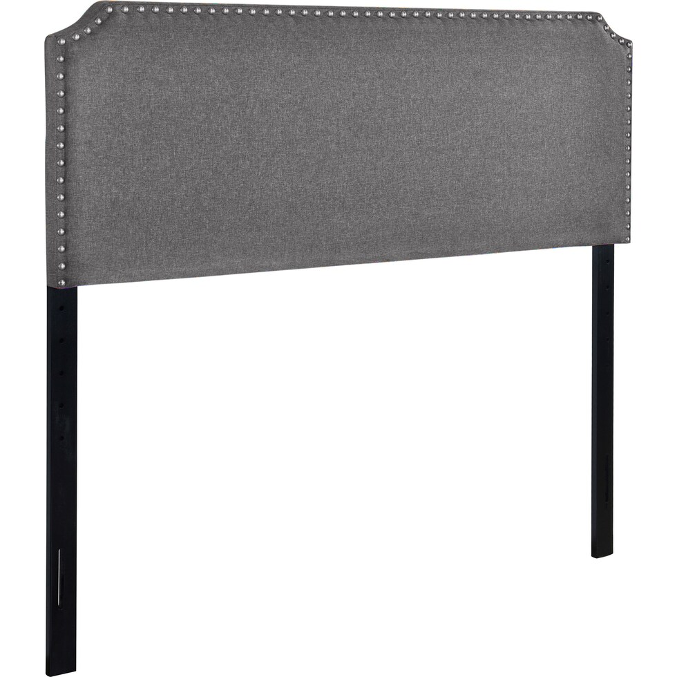 rosalind gray queen headboard   