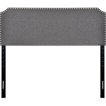 rosalind gray queen headboard   