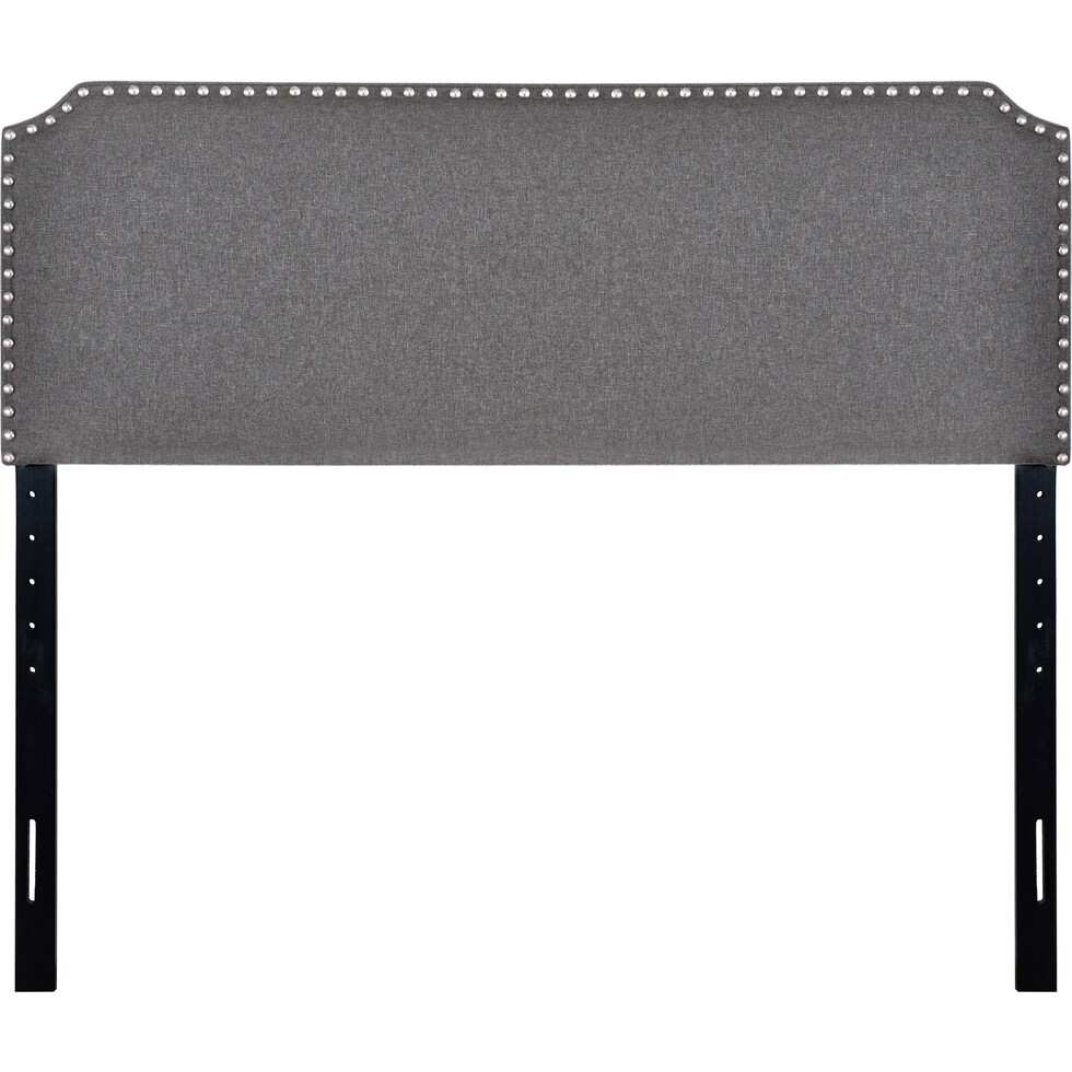 rosalind gray queen headboard   