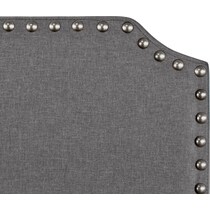 rosalind gray queen headboard   