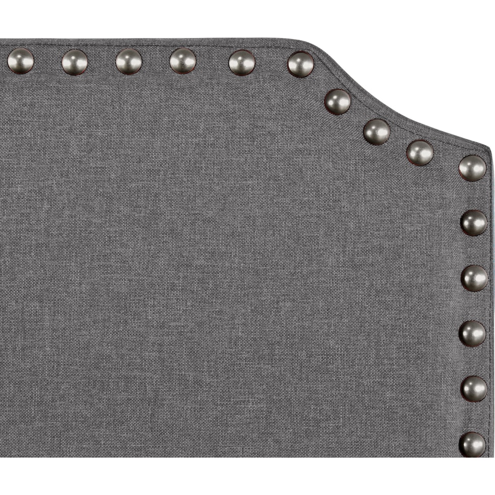 rosalind gray queen headboard   
