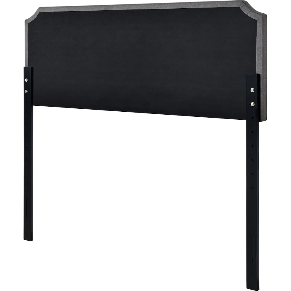 rosalind gray queen headboard   