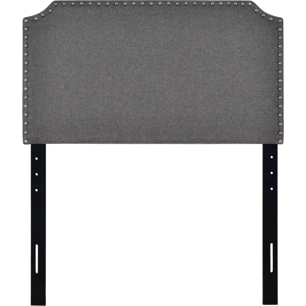 rosalind gray twin headboard   