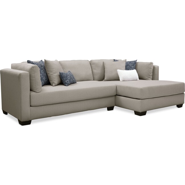 Living Room Furniture - Rosalyn 2-Piece Sectional with Chaise