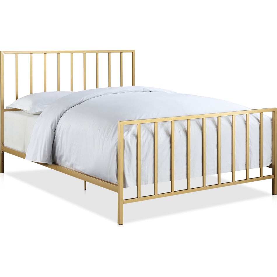 rosanna gold full bed   