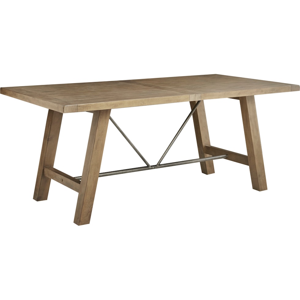 rosario gray dining table   