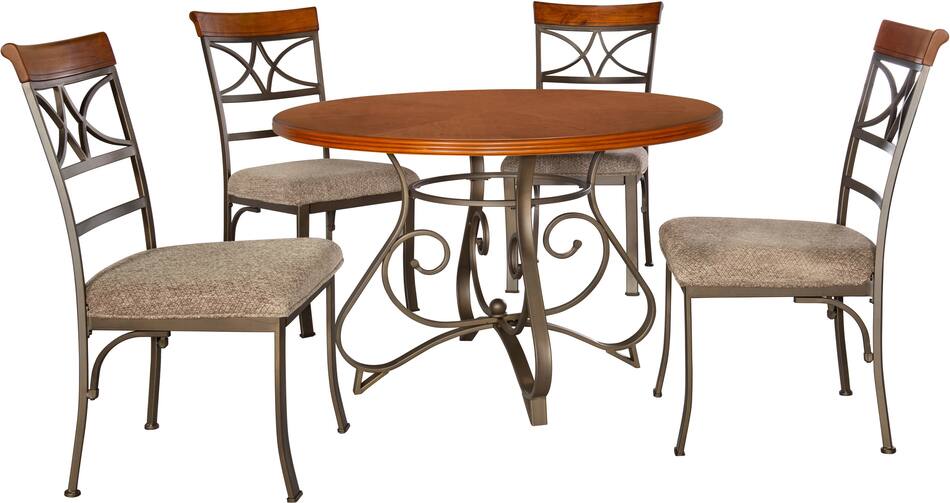 Rosedale 5Piece Dining Set American Signature Furniture