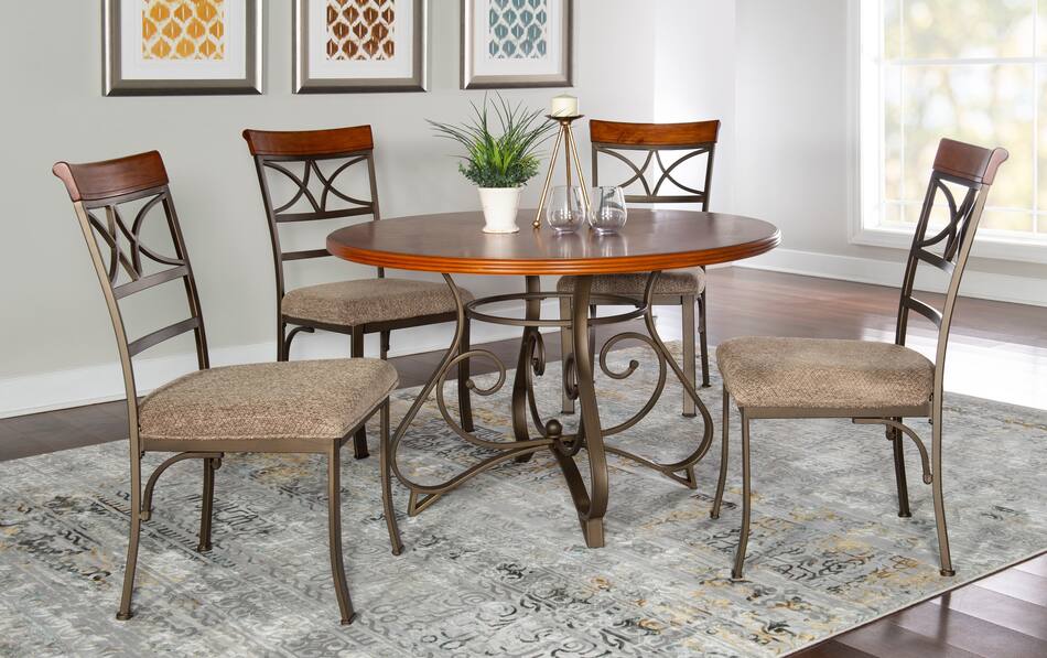 Rosedale 5Piece Dining Set American Signature Furniture
