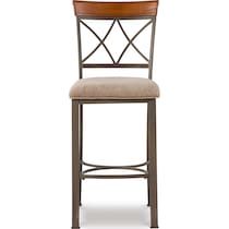 rosedale dark brown bar stool   