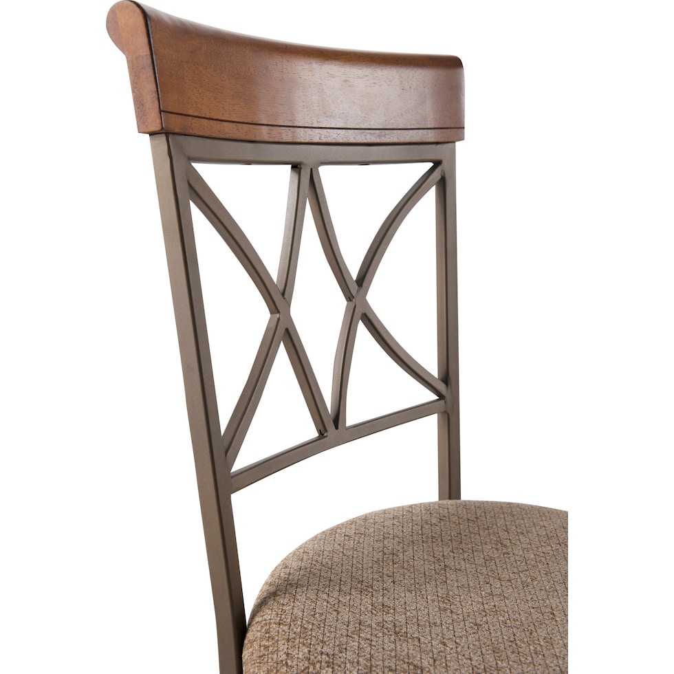 rosedale dark brown bar stool   