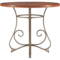 rosedale dark brown counter height dining table   