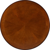 rosedale dark brown dining table   
