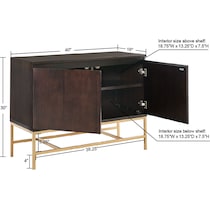 rosella dark brown cabinet   