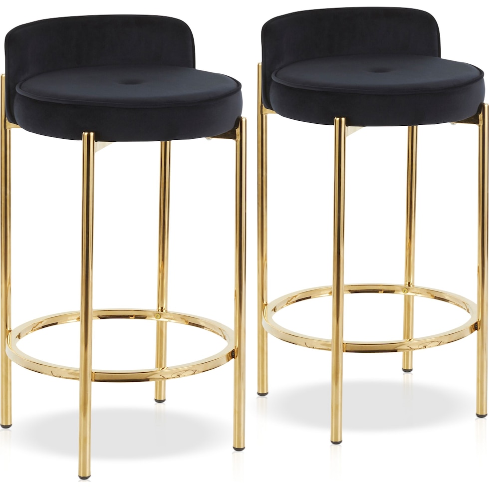 rosen black counter height stool   