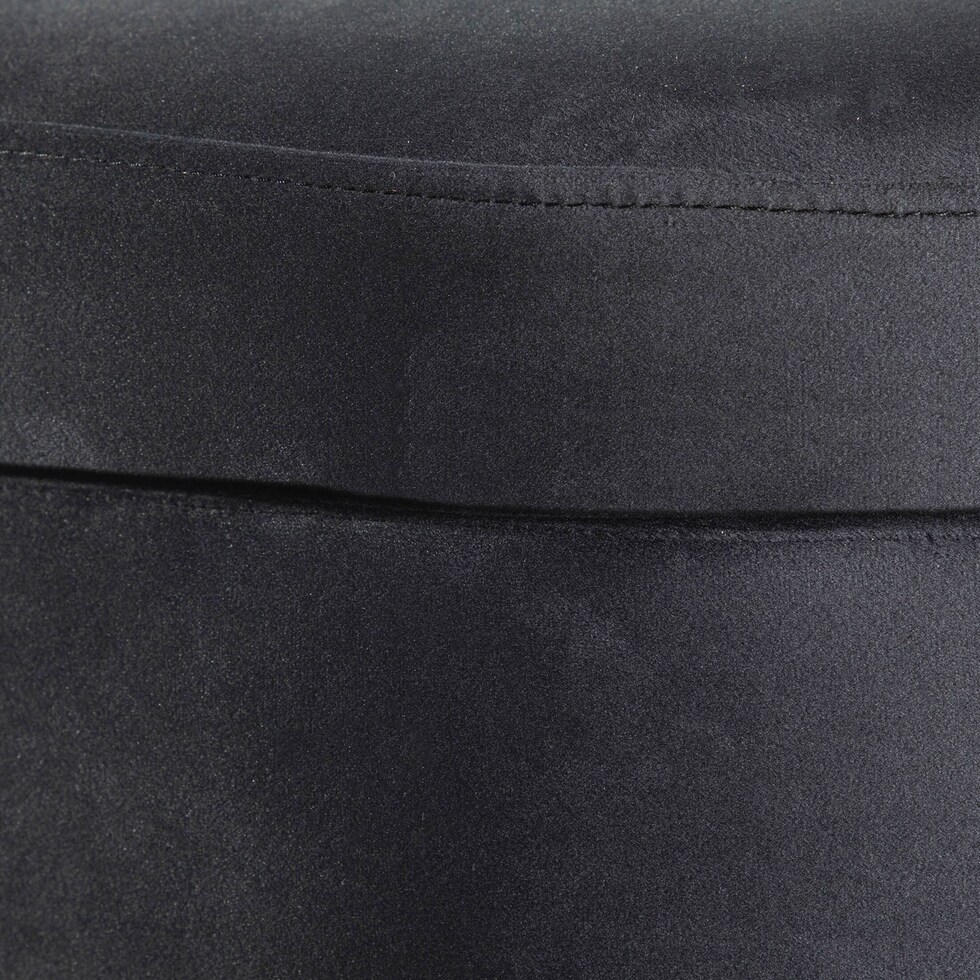 rosen black storage bench   