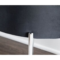 rosen black storage bench   