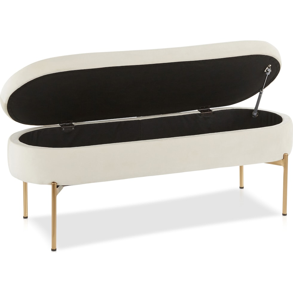 rosen white bench   