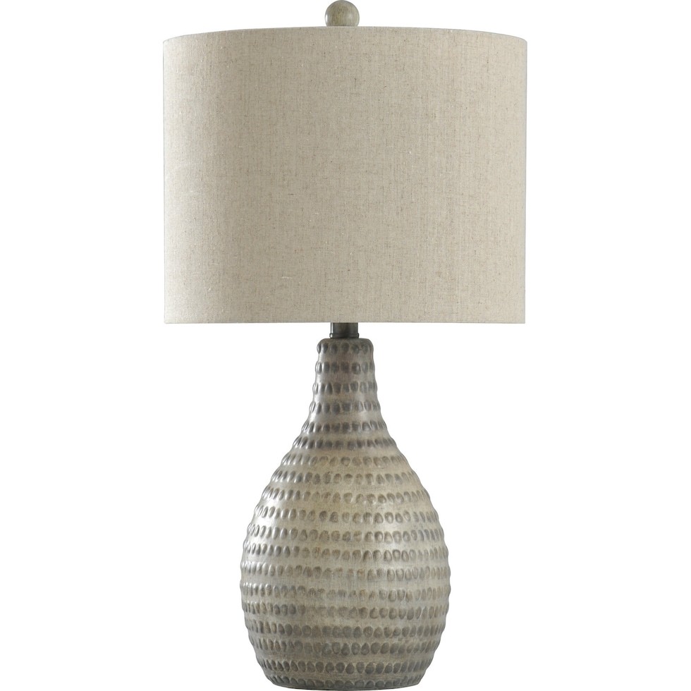 roshan light brown table lamp   