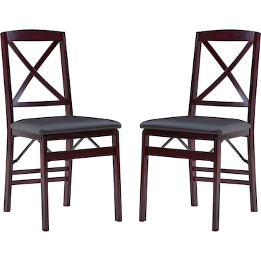 Rosie Set of 2 Folding Dining Chairs