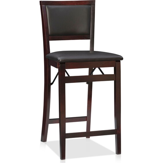 Rosie XBack Folding CounterHeight Stool American Signature Furniture