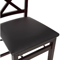 rosie dark brown counter height stool   