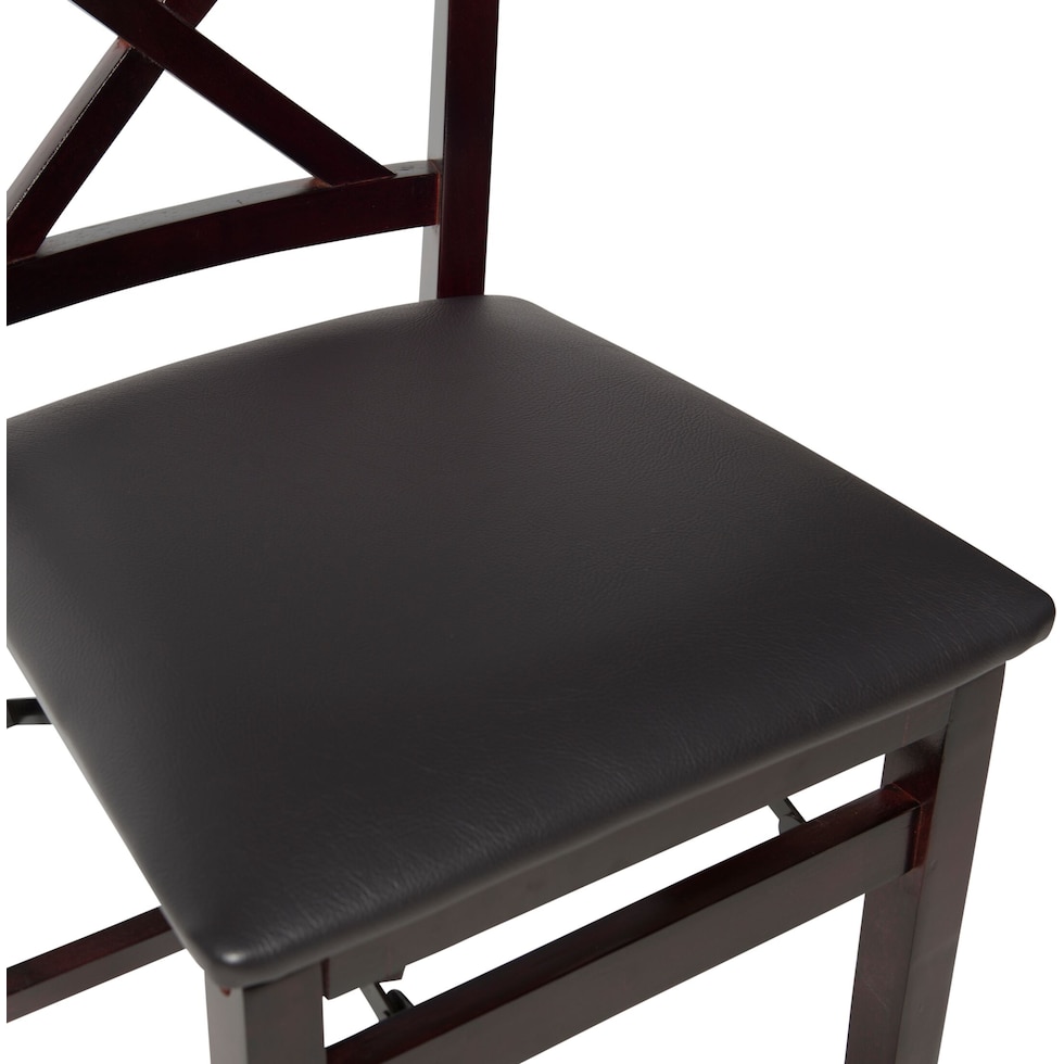 rosie dark brown counter height stool   